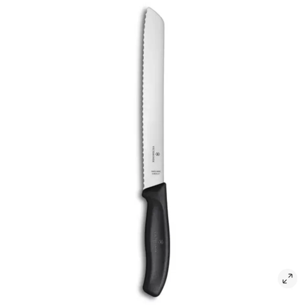 ❤️BUY 2 GET 1 FREE  Victorinox Black-Handled Swiss Classic Bread Knife